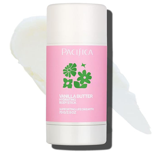 Pacifica Vanilla Butter Moisturizing Balm Stick – Solid Body Lotion for Instant Dry Skin Relief Moisture Balm, Shea Butter & Vanilla Formula Vegan & Cruelty-Free Clean Skincare 2.5 oz