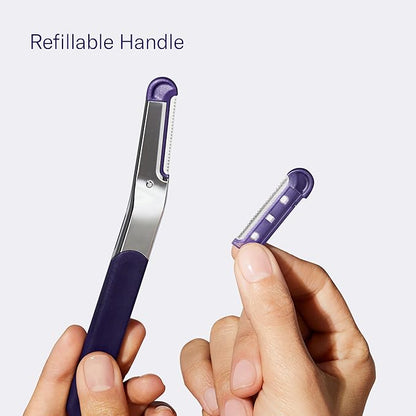 Flamingo Dermaplane Blades Refills, Face Razors for Women, Smooth Skin, 4 Count
