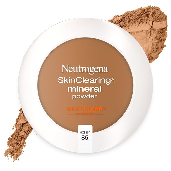 Neutrogena SkinClearing Mineral Acne-Concealing Pressed Powder Compact, Shine-Free 38 oz