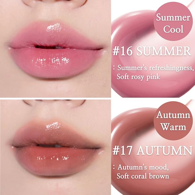 BBIA Glow Lip Tint – Lip Plumping, Volumizing Glossy & Glowy Lip Stain Naturally Moisturizing Comfortable Texture Lightweight Long-Lasting Vivid Color Non-Sticky Non-Dry Korean (18 WINTER, Pack of 1)