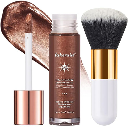 Natural Glow Liquid Filter Makeup, Longwear Face Luminizer, 1.06 fl oz