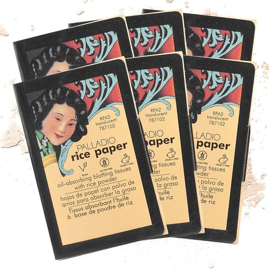 Palladio Rice Paper Facial Tissues for Oily Skin,