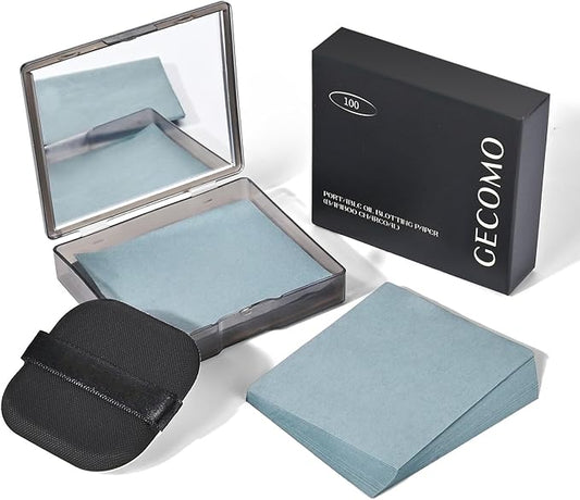KYDA 200 Sheets Bamboo Charcoal Oil Blotting Paper Control Film