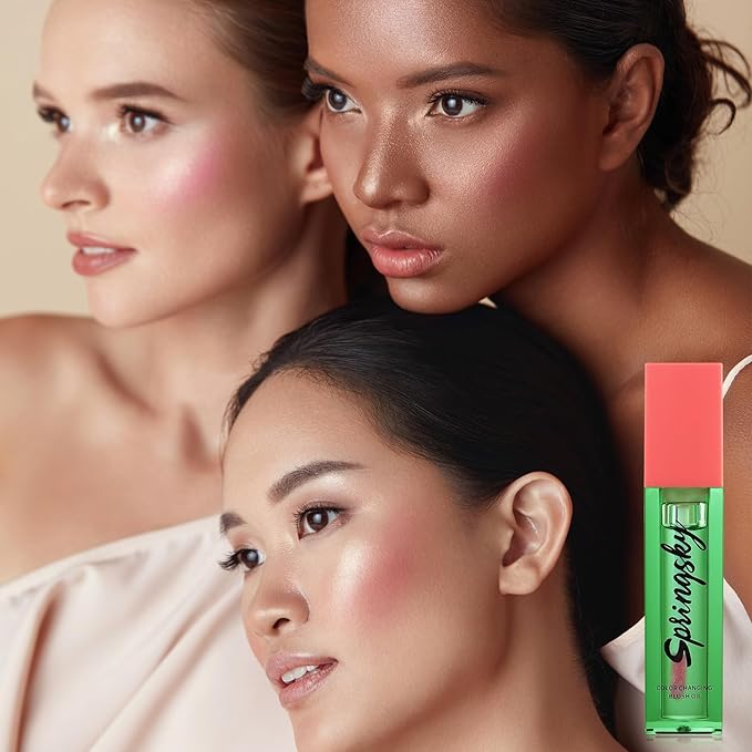 Color Changing Blush Oil, Liquid Blush Oil for