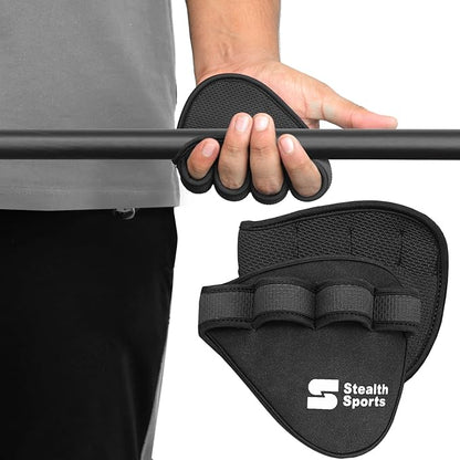 Weight Lifting Gym Grip Pads Non-Slip Neoprene Pull