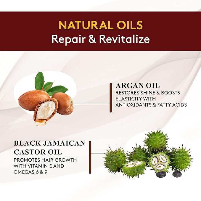 Okay Black Jamaican Castor Oil Shampoo - Jamaican Castor Shampoo for Hair Growth, Natural Moisturizing Shampoo to Strengthen & Restore Damaged Hair for Women and Men - 33 Oz