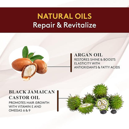 Okay Black Jamaican Castor Oil Shampoo - Jamaican Castor Shampoo for Hair Growth, Natural Moisturizing Shampoo to Strengthen & Restore Damaged Hair for Women and Men - 33 Oz