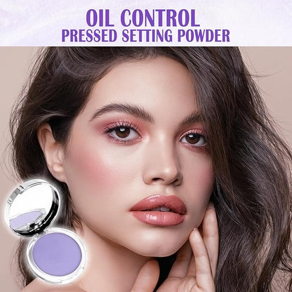 Oil Control Pressed Setting Powder, Lavender Matte Powder