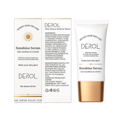Bronzing Drops, Lightweight and Non-greasy Liquid Bronzer for Face & Body, Instant Sunshine Glow Serum for Flawless Skin & Radiant Finish (RUST RED)
