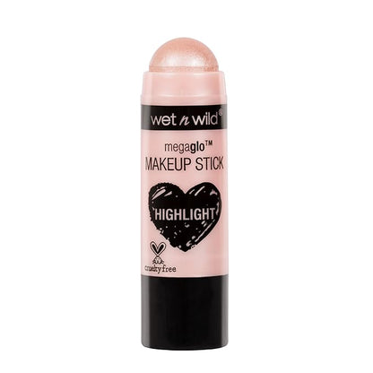 wet n wild MegaGlo Makeup Stick, Buildable Color, Nude Strikes