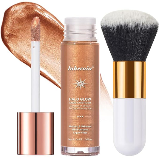 Natural Glow Liquid Filter Makeup, Longwear Face Luminizer, 1.06 fl oz