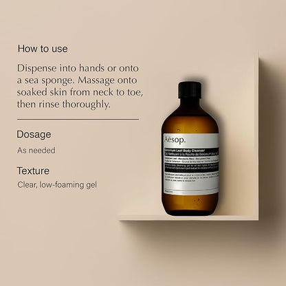 Aesop Geranium Leaf Body Cleanser - Invigorating Gentle 16.9 fl oz