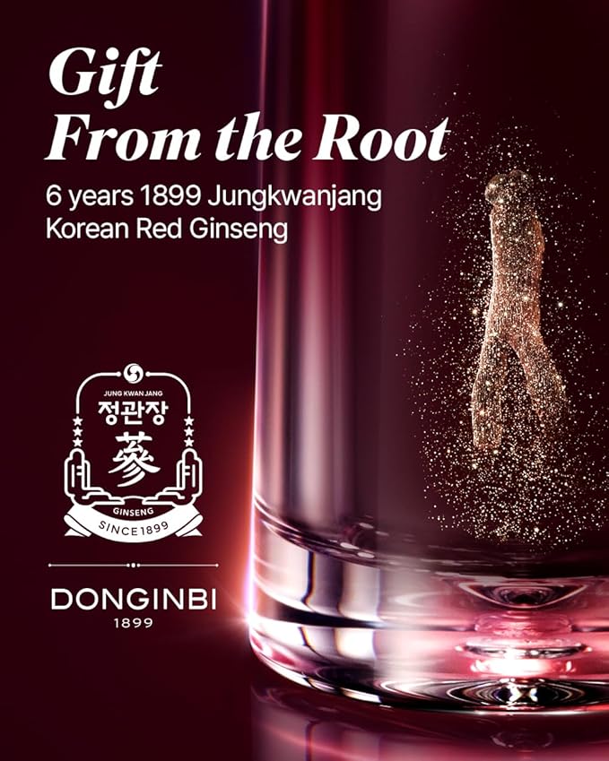 [Upgraded] Anti-Aging Serum DONGINBI Daily Defense Serum EX, Anti-Wrinkle & Antioxidant Serum for Face, Korean Red Ginseng Skin Care - 1.01Oz