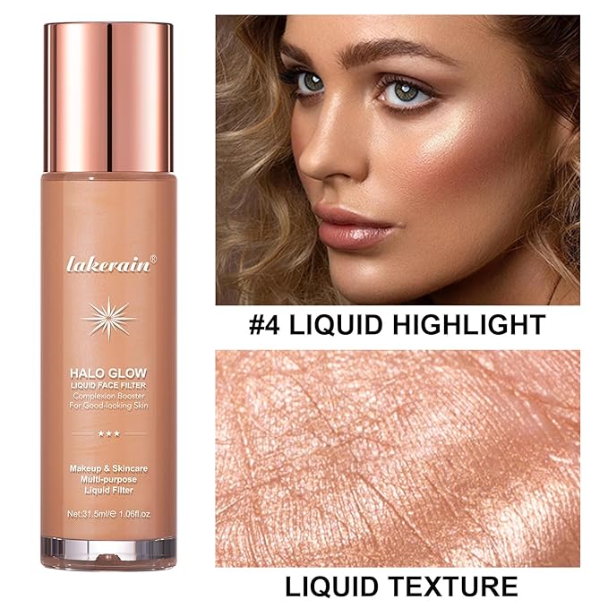 Natural Glow Liquid Filter Makeup, Longwear Face Luminizer, 1.06 fl oz