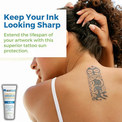 Waxhead Mineral Sunscreen, Non Nano Zinc Oxide Sunscreen, Non Toxic Sunscreen, Natural Sunscreen, Tattoo Sunscreen, Biodegradable Sunscreen, Sun Block, Zinc Sunscreen