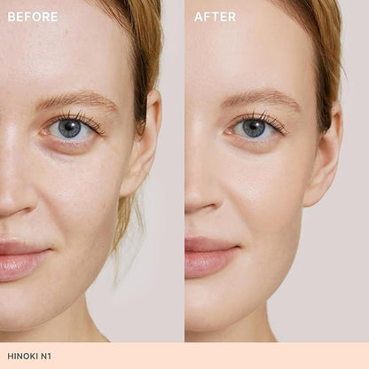 ILIA - Skin Rewind Complexion Stick - Foundation + Concealer + Skincare | Non-Toxic, Vegan, Cruelty-Free, Clean Makeup (1N - Hinoki, 0.35 oz | 10 g)
