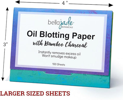 Oil Blotting Paper Sheets – Instantly Absorbs Excess … (charcoal)