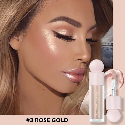Erinde Liquid Highlighter Makeup, Pink Luminizer Face Highlight