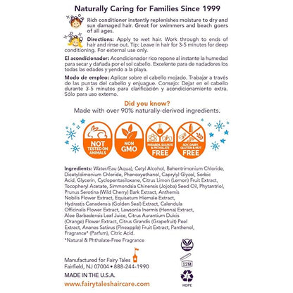 Fairy Tales Swimmer Conditioner for Kids - 32 oz | Made with Natural Ingredients in the USA | Replenish and Restore from Chlorine and Salt Damage | No Parabens, Sulfates, or Synthetic Dyes
