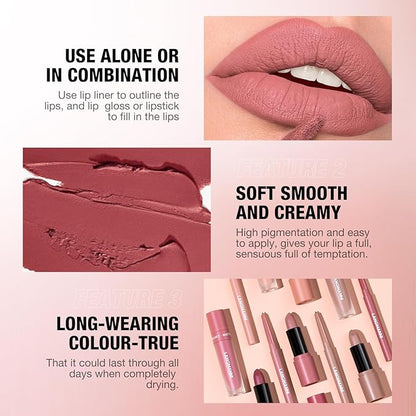 Jolilab 3 in 1 Matte Velvet Lipstick Set-Lip