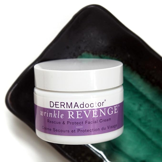DERMAdoctor Anti-Aging Face Cream | Dermatologist Formulated Moisturizer with Squalane, Peptides & Antioxidants | Day & Night Use - 1.7 oz