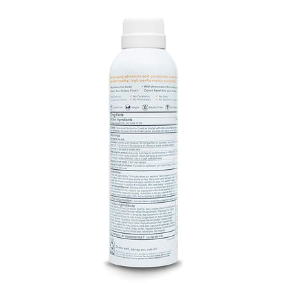 Bare Republic Mineral Sunscreen SPF 50 Sunblock Spray, Sheer and Non-Greasy Finish, Vanilla Coco Scent, 6 Fl Oz