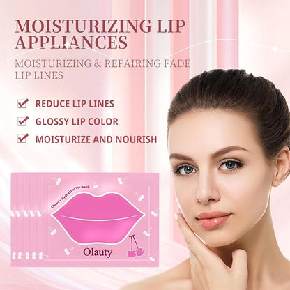 30 Pairs Cherry Lip Masks & Circle