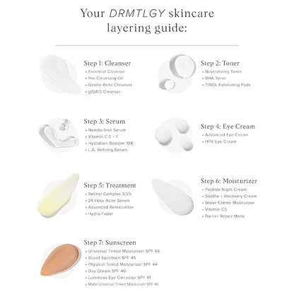 DRMTLGY Matte Universal Tinted Moisturizer with SPF 46. UVB Rays. 1.7 oz
