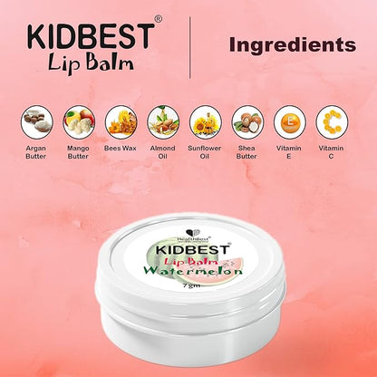 Kidbest Lip Balm for Kids, Extra Soothing