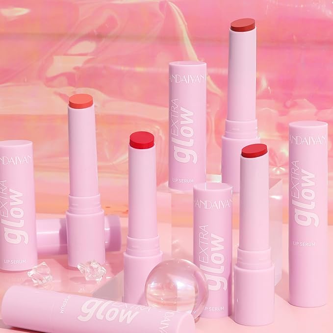 MUESCHER Glow Lip Balm Plumping Moisturizing Lipstick(05#)