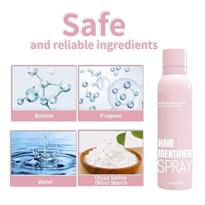 2025 NEW Hair Identifier Spray for Face Shaving, Dermaplaning Tool,Skin Dermaplaning Spray for Women With 6 Face Razors