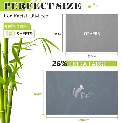 Natural Premium Oil Blotting Paper for Oily Skin