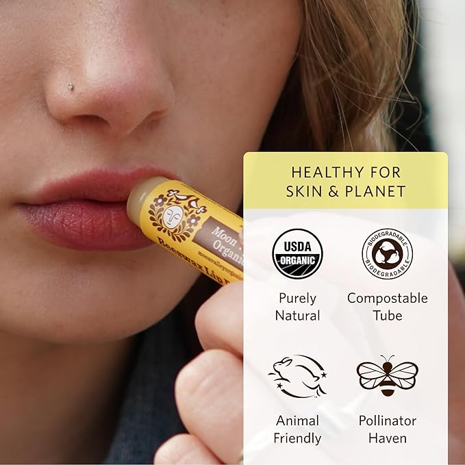 Moon Valley Organics Beeswax Lip Balm VANILLA,