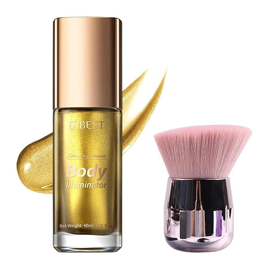 40ml Body Shimmer Oil,Face and Body Liquid Luminizer,Smooth 40ml