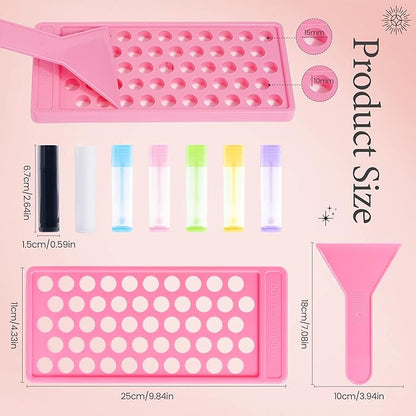 RONRONS 50 Pieces Refillable Lip Balm Tools