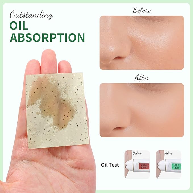 Oil Blotting Sheets for Face, DUcare 100 Counts For Face