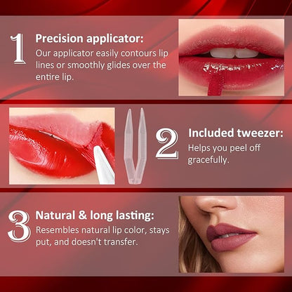Peel Off Lip Stain, Matte Liquid Lipstick, Lip