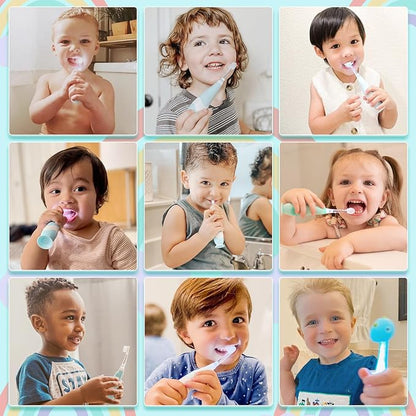 Papablic Replacement Toothbrush Heads - 2 Count | Compatible with Papablic BabyHandy & Toddler Sonic Electric Toothbrushes (18-36 Months)