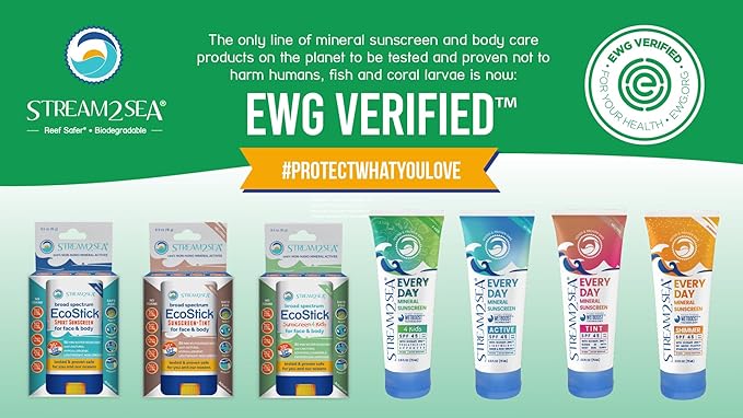 SPF 45 Every Day Tint Mineral Sunscreen | 2.5 Fl Oz Biodegradable, Paraben Free & Reef Safe Sunscreen | Non-Greasy Tinted Sunscreen For Face | Protection Against UVA & UVB for Face & Body