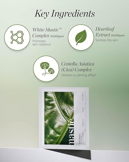 White Mastic Face Mask (Heartleaf Calming, Soothing