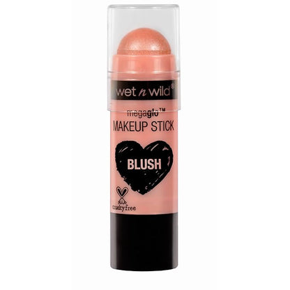 wet n wild MegaGlo Makeup Stick, Buildable Color, Peach Bums