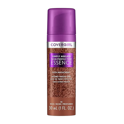 Covergirl Simply Ageless Skin Perfector Essence Foundation, 70 Vegan Formula, 1.0oz
