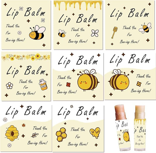 CRASPIRE 80Pcs 8 Styles Labels Lipsticks
