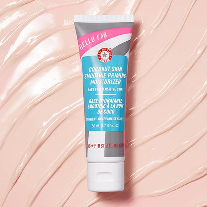 First Aid Beauty Hello FAB Coconut Skin Smoothie Primer . 1.7 Oz