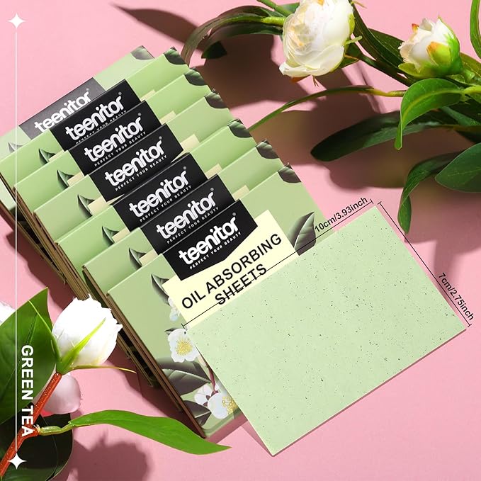 Teenitor Oil Blotting Sheets for Face, 800 Sheets Control Film
