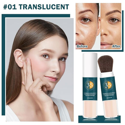 Mineral Sunscreen Powder SPF Powder for Face Oil