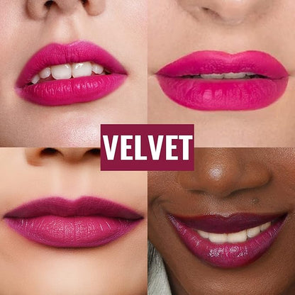 Oulac Creamy Matte Lipstick for Women, Lipstick & Blush Duo, Magenta Soft Satin Finish Lipsticks with Moisturising Formula, Rich Color Lightweight Lip Balm, Rose Oil,Vegan & Cruelty-Free| 3.6g (Y03)