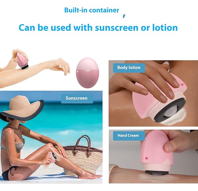 Sunscreen Applicator - Single Green - BPA-Free Refillable Roll on Sponge Sunscreen, Suncream & Lotion Applicator For Kids, Adults & Families - Holds 1.9 fl oz, Perfect Size for Trave (Green)