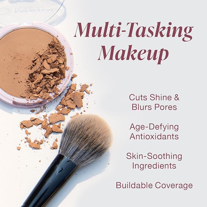 Mineral Fusion Pressed Powder Foundation, Cool 1 - Hypoallergenic, Cruelty-Free, 0.32 Oz