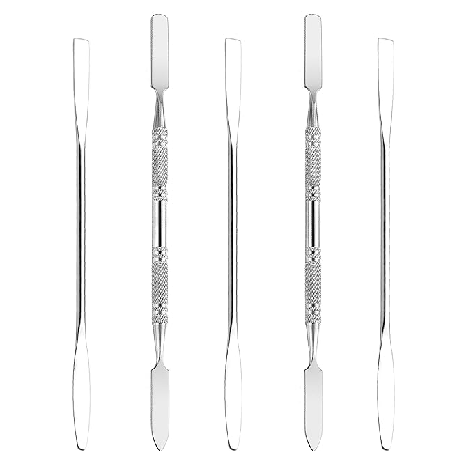 5Pcs Makeup Spatula tool metal Set Professional Beauty